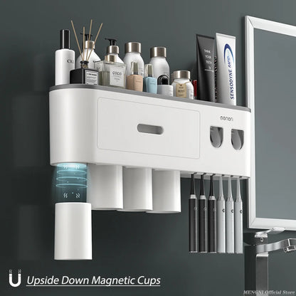 BrushMate – All-in-One Bathroom Organizer