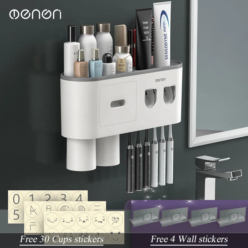 BrushMate – All-in-One Bathroom Organizer