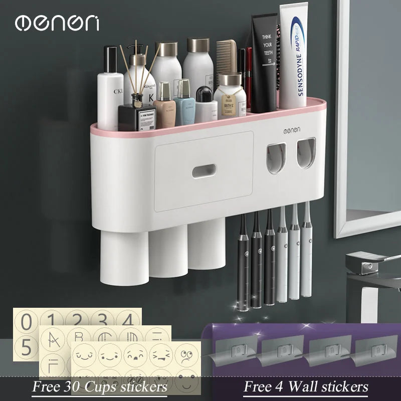 BrushMate – All-in-One Bathroom Organizer