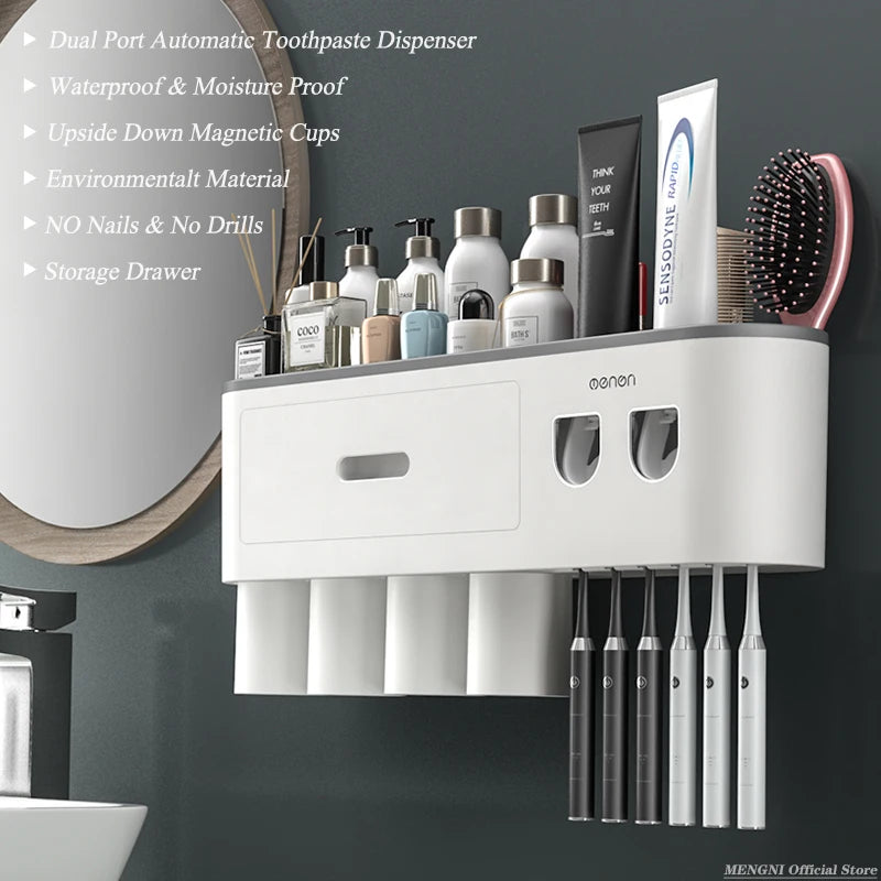 BrushMate – All-in-One Bathroom Organizer