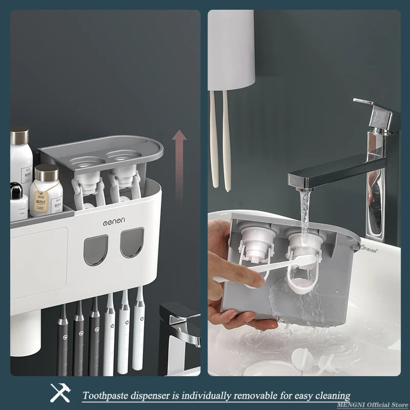 BrushMate – All-in-One Bathroom Organizer